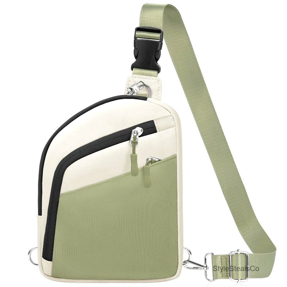 Small Anti-Theft Crossbody Bag with RFID Blocking, Waterproof Travel Purse